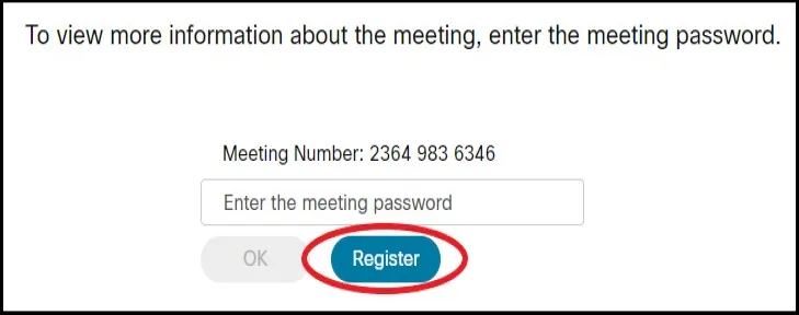 Register screenshot